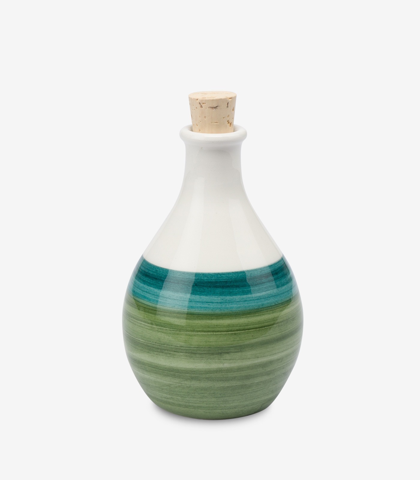 Oliera in Ceramica Verde e Blu