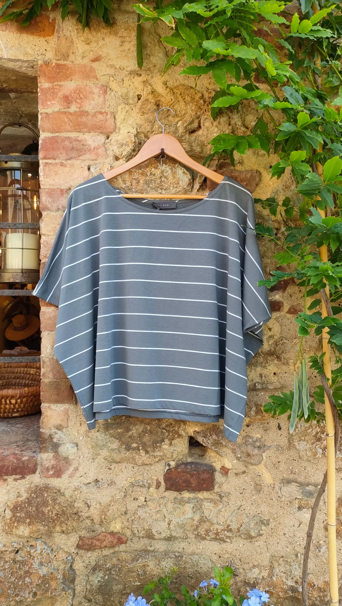 T-shirt righe Fumo