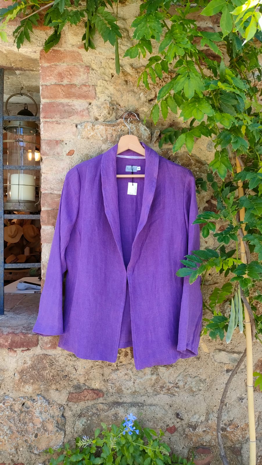 Giacca Lino Violetta