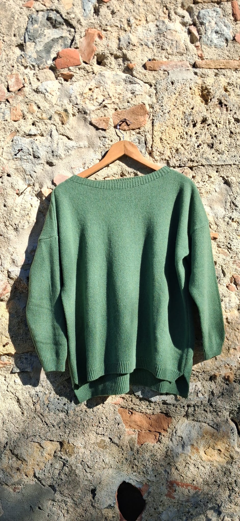 Maglia Oversize Cashmere - Verde